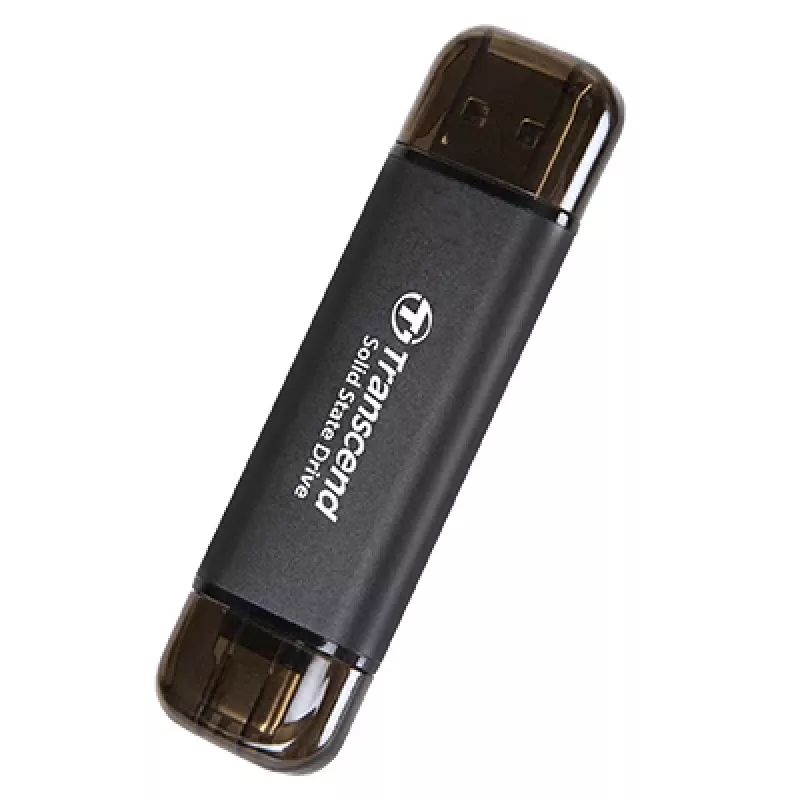 SSD Transcend 256GB väline USB Type-A kuni USB-C USB 3.2 Gen 2x2 ESD310C