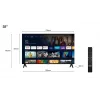 TV TCL 32S5400A 32 tolli HD LED (1366x768), Android TV, Direct‑LED, 2×HDMI, HDR10, Bluetooth 5.0