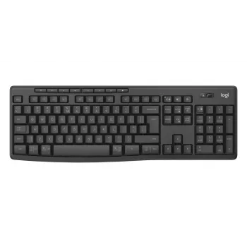 Klaviatuuri ja hiire komplekt Logitech MK370 Combo for Business — täissuuruses QWERTY (US International), RF juhtmevaba + Bluetooth, grafiit