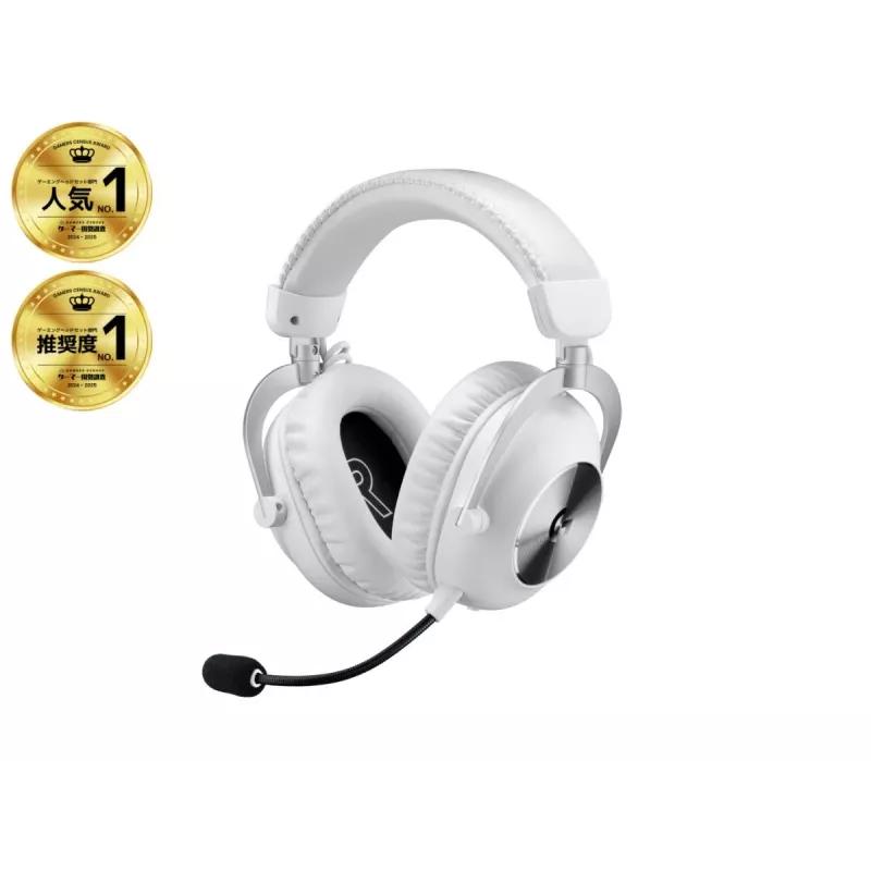 LOGITECH Pro X 2 Lightspeed juhtmevabad mänguripeakomplekt - valge