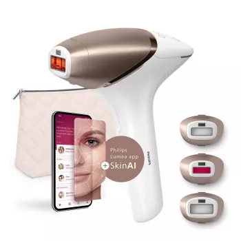 Philips BRI973/00 valgusel põhinev karvade eemaldaja Intensiivne impulssvalgus (IPL) Roosakuldne, Valge