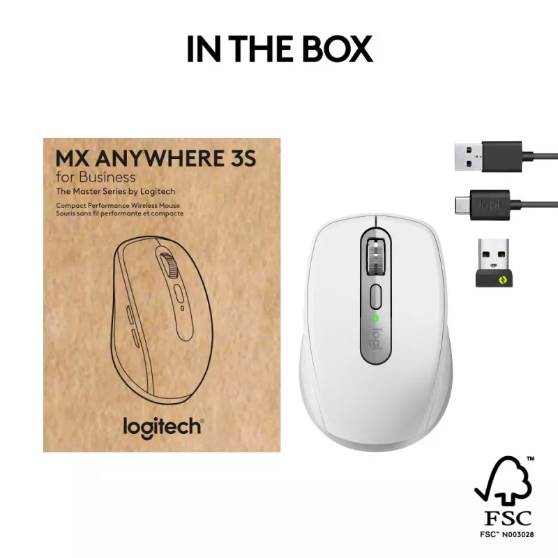 LOGITECH Mx Anywhere 3s For Business - Pale hall - Emea28-935