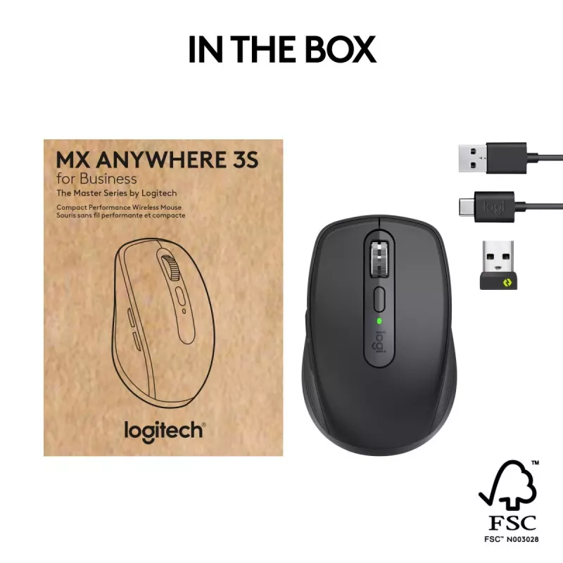 Hiir Logitech MX Anywhere 3S Business Must Juhtmevaba