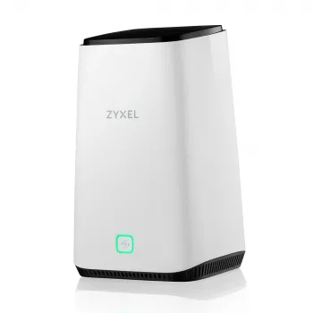 Zyxel FWA510 traadita ruuter Multi-Gigabit Ethernet Kolmriba (2,4 GHz / 5 GHz / 5 GHz) 5G Must, Valge
