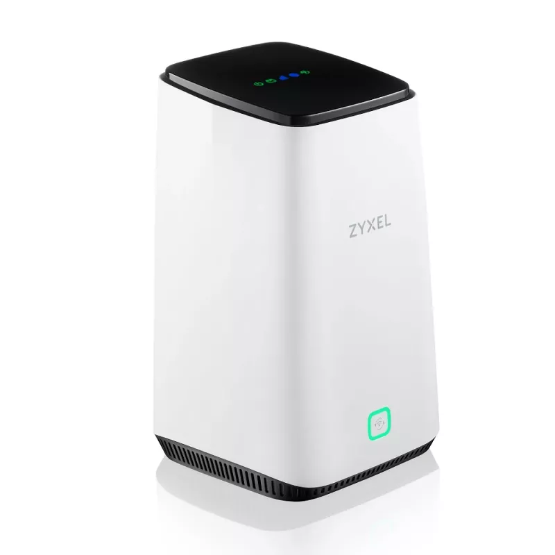 Zyxel FWA510 traadita ruuter Multi-Gigabit Ethernet Kolmriba (2,4 GHz / 5 GHz / 5 GHz) 5G Must, Valge