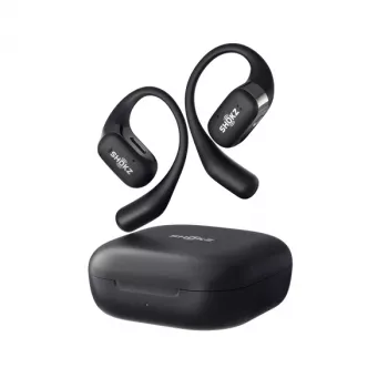 SHOKZ OpenFit kõrvaklapid juhtmevabad kõrvahaak kõnedeks/muusikaks/spordiks/igapäevaseks Bluetooth must