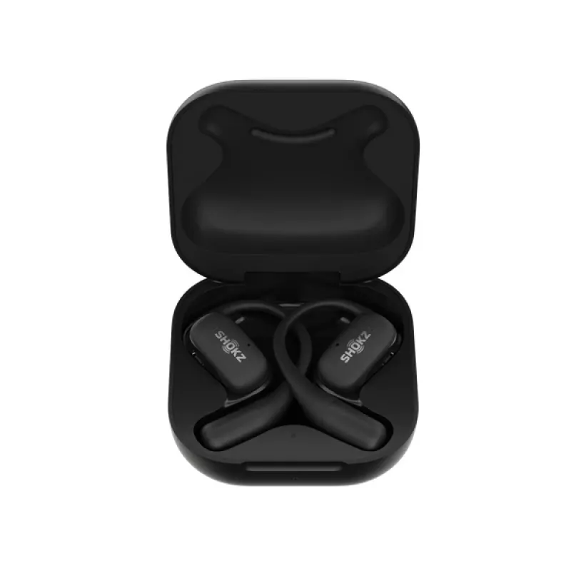 SHOKZ OpenFit kõrvaklapid juhtmevabad kõrvahaak kõnedeks/muusikaks/spordiks/igapäevaseks Bluetooth must