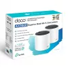 TP-Link DECO X55 (2-pakk) Kaheribaline (2,4 GHz / 5 GHz) Wi-Fi 6 (802.11ax) Valge 3 sisemist antenni