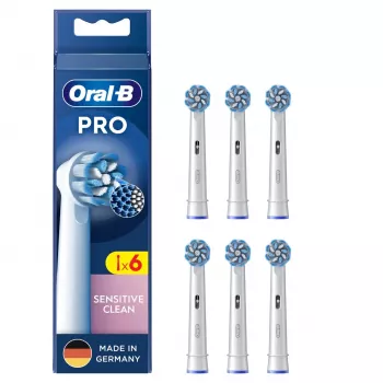 Oral-B Sensitive Clean 6 tk Valge