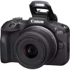 Canon EOS R100 + RF-S 18-45mm F4.5-6.3 IS STM Kit MILC 24.1 MP CMOS 6000 x 4000 pikslit must