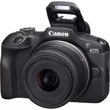 Canon EOS R100 + RF-S 18-45mm F4.5-6.3 IS STM Kit MILC 24.1 MP CMOS 6000 x 4000 pikslit must