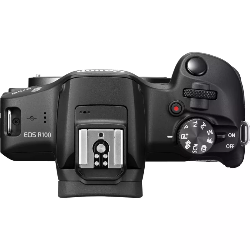 Canon EOS R100 + RF-S 18-45mm F4.5-6.3 IS STM Kit MILC 24.1 MP CMOS 6000 x 4000 pikslit must