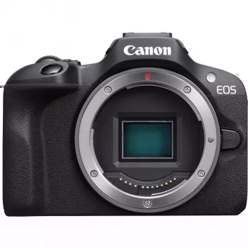 Canon EOS R100 + RF-S 18-45mm F4.5-6.3 IS STM + RF-S 55-200mm F5-7.1 IS STM komplekt, hübriidkaamera, 24,1 MP, CMOS, 6000 x 4000 pikslit, 4K Ultra HD, 309 g, must