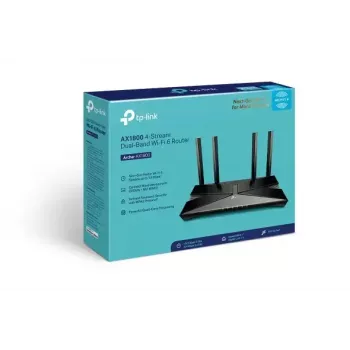 TP-Link Archer AX1800 traadita ruuter Gigabit Ethernet kaheribaline (2,4 GHz / 5 GHz) Must