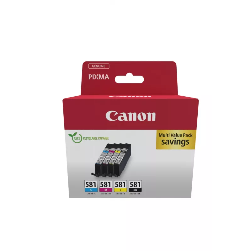Canon 2103C007 tindikassett 4 tk originaal Must, Tsüaan, magenta, Kollane