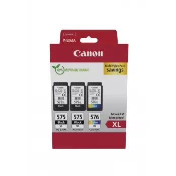 Canon 5437C004 tindikassett 3 tk originaal suure (XL) tootlikkusega must, tsüaan, magenta, kollane