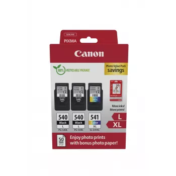 Canon 5224B015 tindikassett 3 tk originaalmust, tsüaan, magenta, kollane