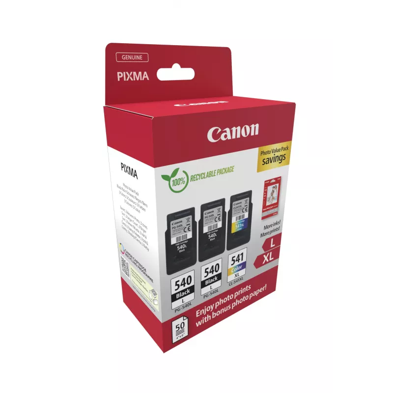 Canon 5224B015 tindikassett 3 tk originaalmust, tsüaan, magenta, kollane