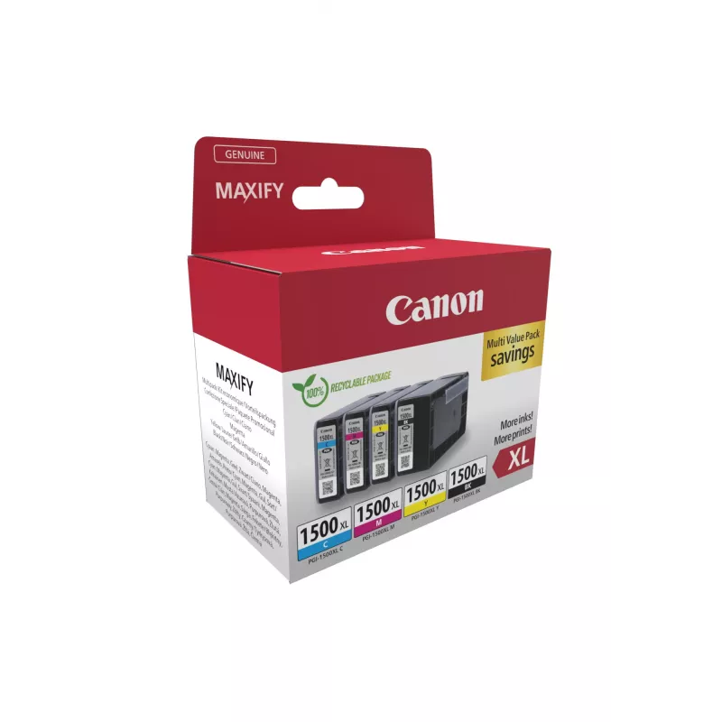 Canon 9182B010 tindikassett 4 tk originaal kõrge (XL) tootlikkusega must, tsüaan, magenta, kollane
