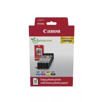 Canon 2106C006 tindikassett 4 tk originaal Must, Tsüaan, magenta, Kollane