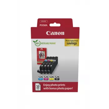 Canon 4540B019 tindikassett 4 tk Originaal Must, Tsüaan, magenta, Kollane