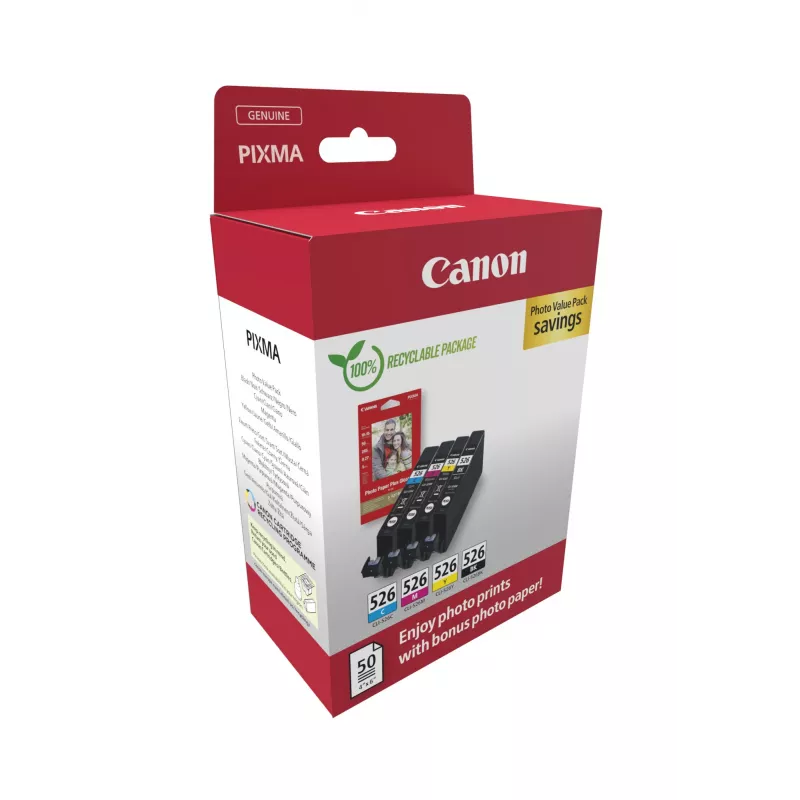 Canon 4540B019 tindikassett 4 tk Originaal Must, Tsüaan, magenta, Kollane
