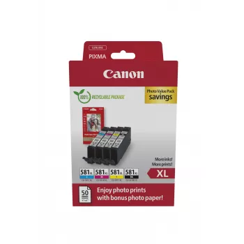 Canon 2052C006 tindikassett 4 tk Originaal Suure (XL) mahutavusega Must, Tsüaan, magenta, Kollane