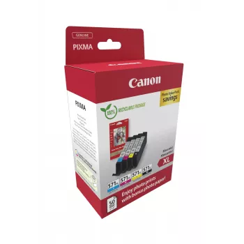 Canon 0332C006 tindikassett 4 tk Originaal suure (XL) mahutavusega must, tsüaan, magenta, kollane