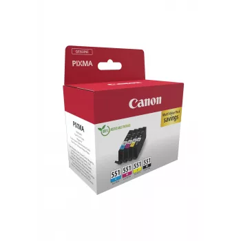 Canon 6509B015 tindikassett 1 tk originaal must, tsüaan, magenta, kollane