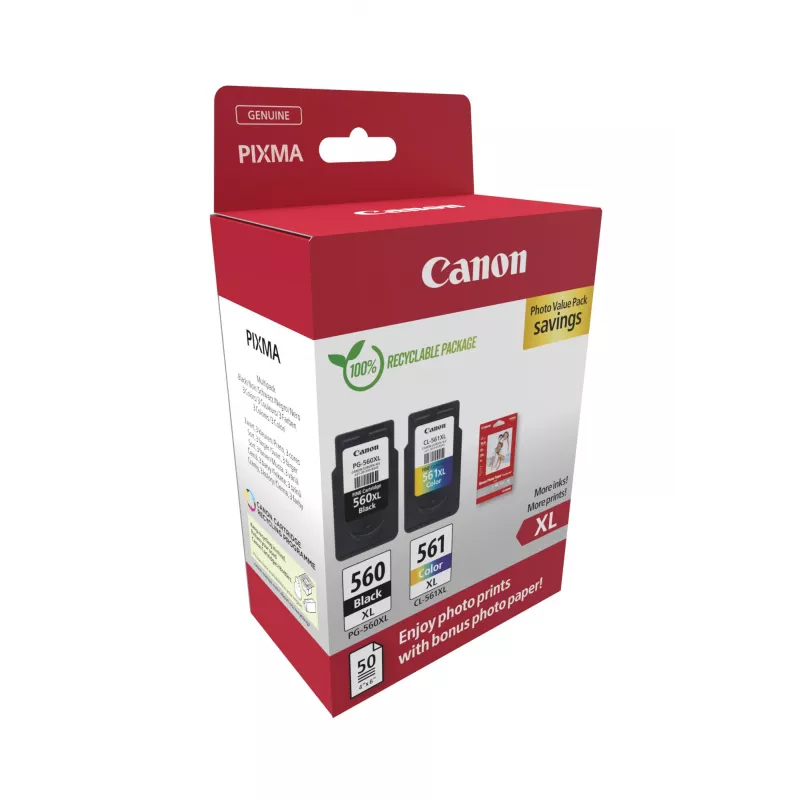 Canon 3712C008 tindikassett 2 tk Originaal Suure (XL) jõudlusega Must, Tsüaan, magenta, Kollane