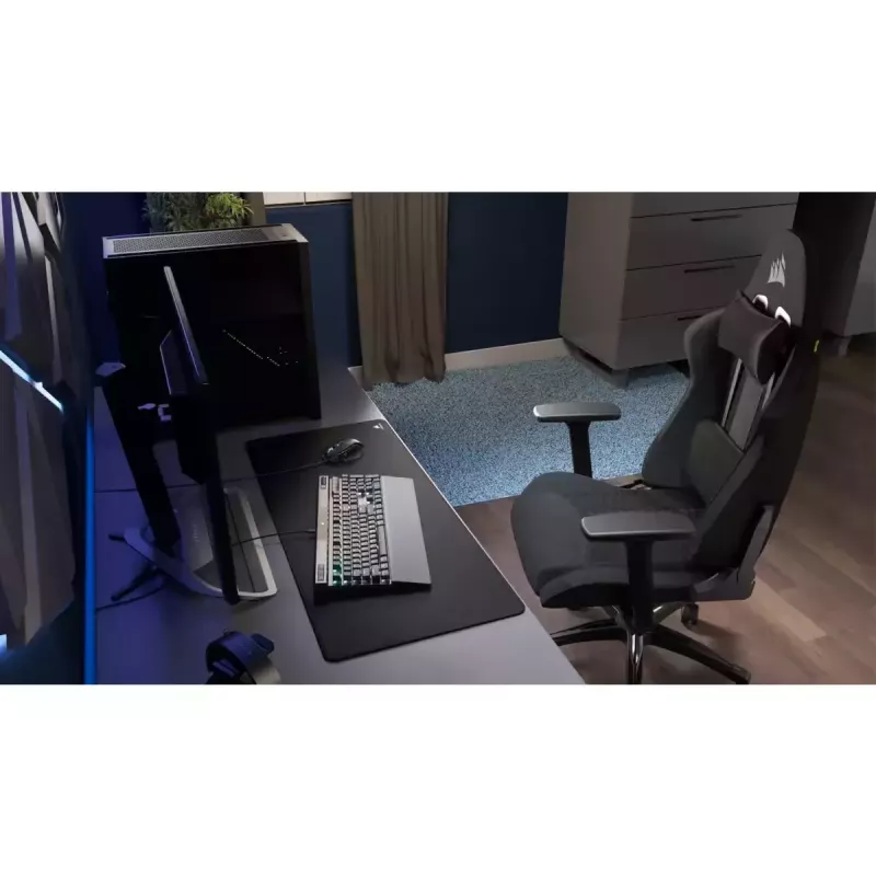 Corsair TC100 RELAXED polsterdatud iste must seljatugi 59,5x81 cm