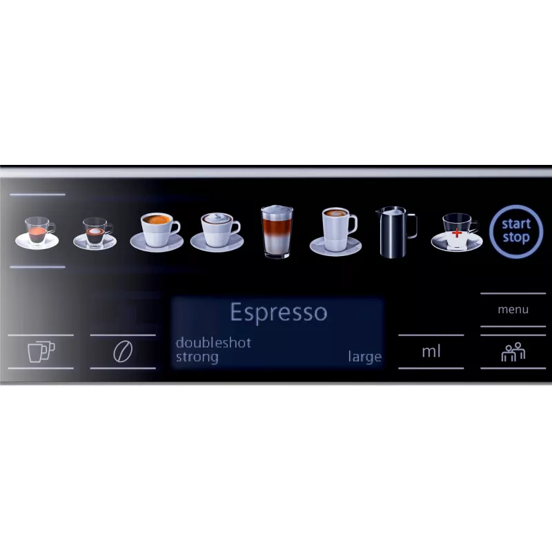 Espressomasin Siemens EQ.6 plus s100 — 1,7 L veepaak, 15 baari, 300 g oanõu, 1500 W
