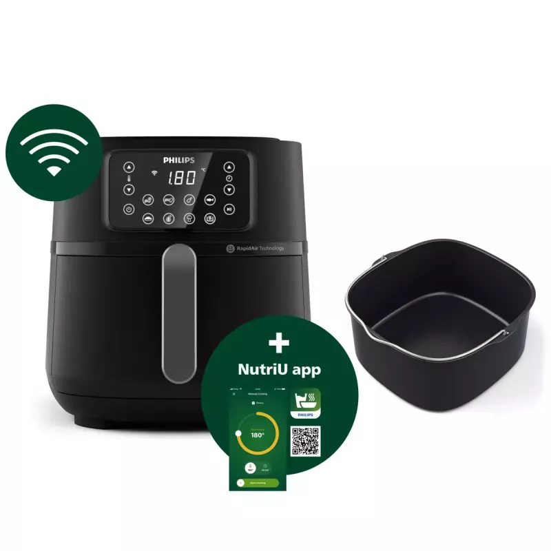 Kuumaõhufritüür Philips HD9285/93 5000 Series XXL Connected, 7,2 L, 2000 W, 16 programmi