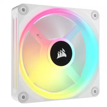 CORSAIR Qx RGB Series Icue Link Qx120 RGB Valge 120mm Magnetkupliga RGB Ventilaatori Laienduskomplekt