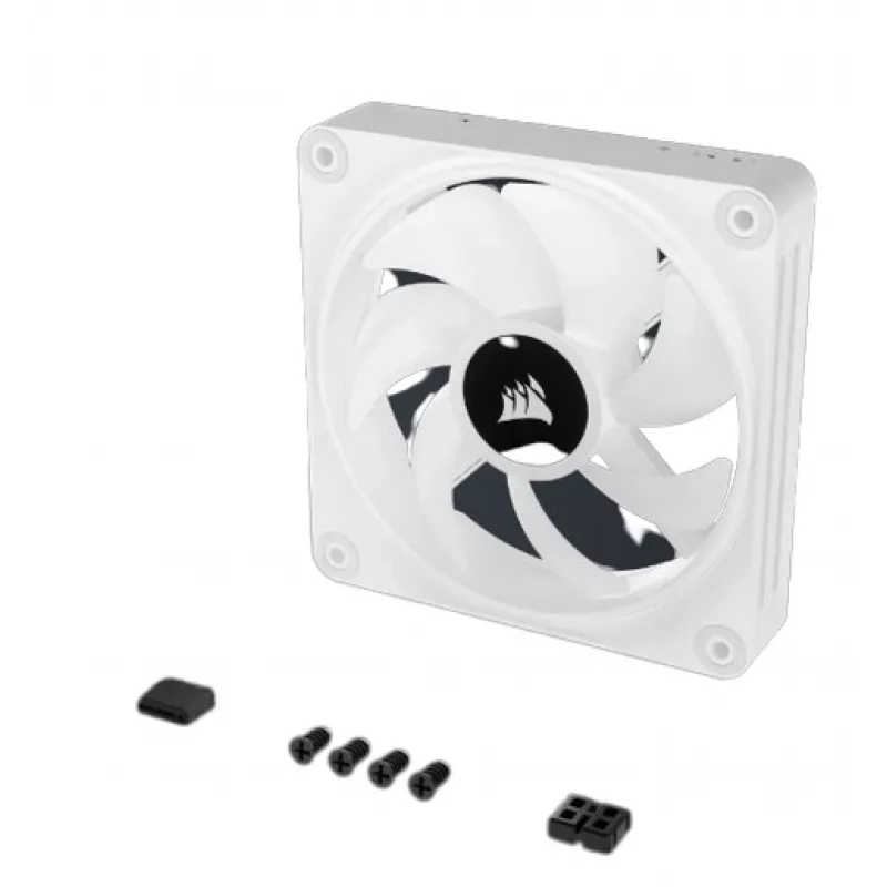 CORSAIR Qx RGB Series Icue Link Qx120 RGB Valge 120mm Magnetkupliga RGB Ventilaatori Laienduskomplekt