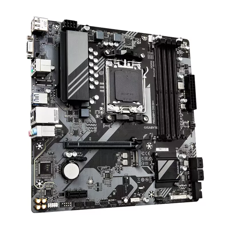 Emaplaat GIGABYTE A620M DS3H, A620, AM5, ATX