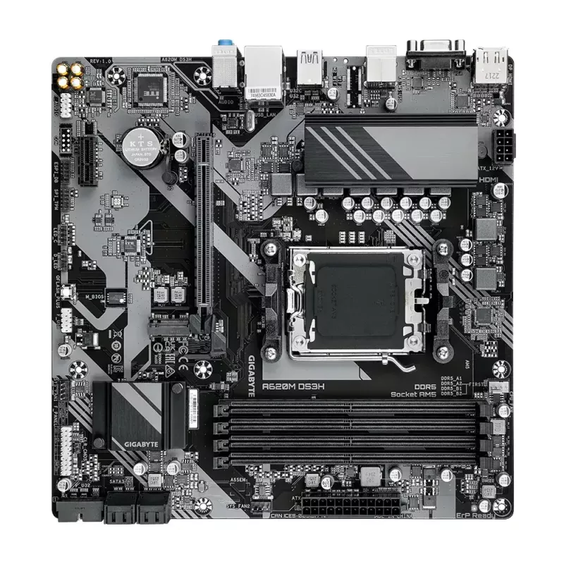 Emaplaat GIGABYTE A620M DS3H, A620, AM5, ATX