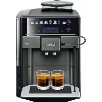 Espressomasin Siemens EQ.6 plus TE657319RW — täisautomaatne, 1,7 L veepaak, 19 baari pump, sisseehitatud kohviveski