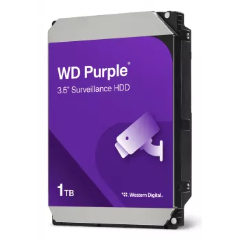 WESTERN DIGITAL kõvaketas - Wd Purple WD11PURZ - 1TB - SATA 6Gb/s - 3.5 tolli - 5400 p/min - 64MB vahemälu - 110MB/s