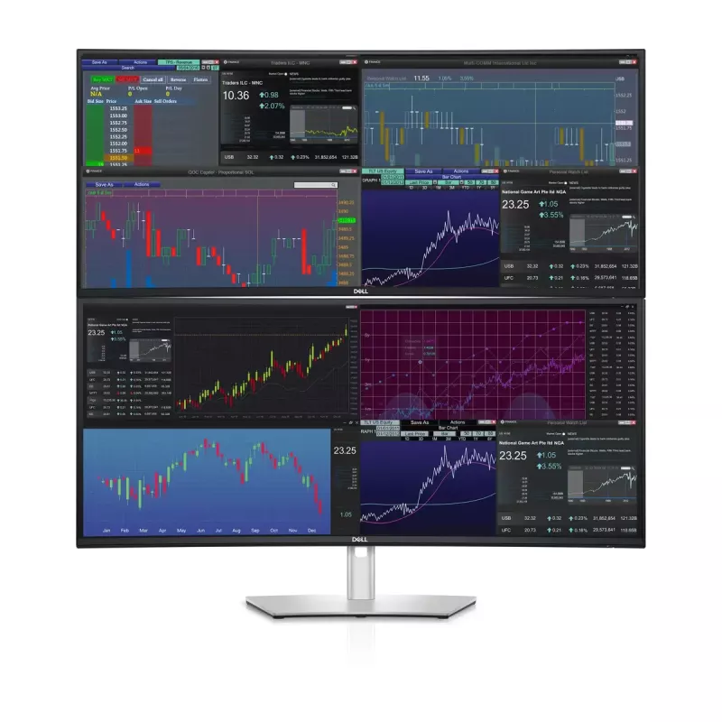 DELL UltraSharp U3824DW arvutimonitor 95,2 cm (37,5 tolli) 3840 x 1600 pikslit Wide Quad HD+ LCD must, hõbedane