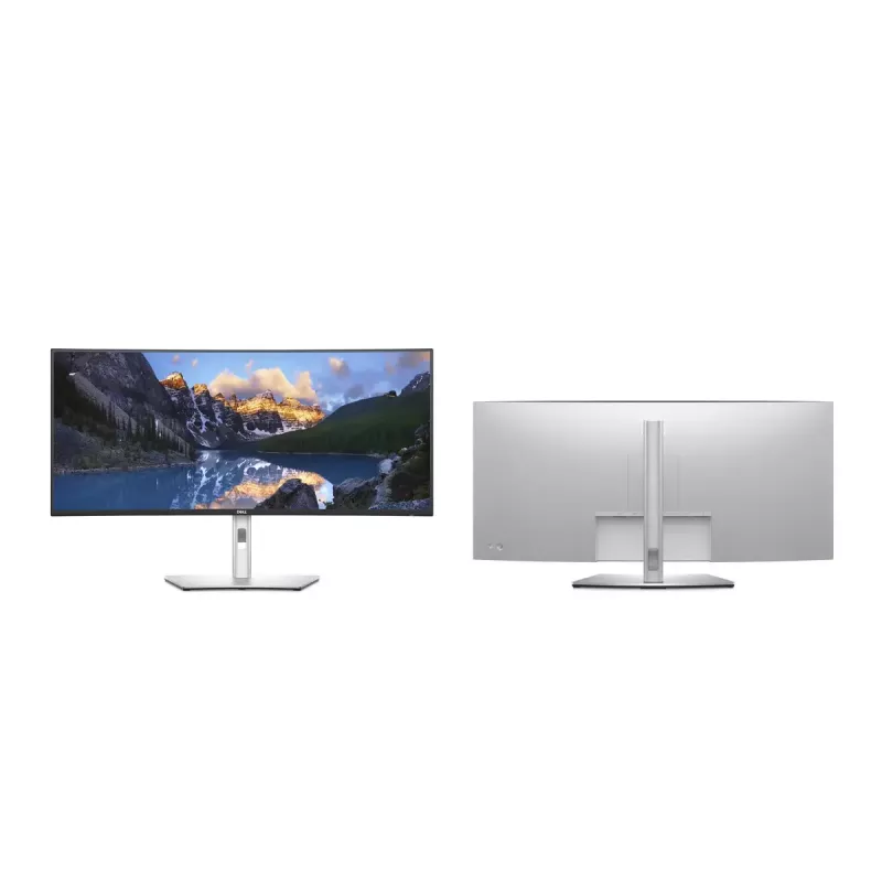 DELL UltraSharp U3824DW arvutimonitor 95,2 cm (37,5 tolli) 3840 x 1600 pikslit Wide Quad HD+ LCD must, hõbedane