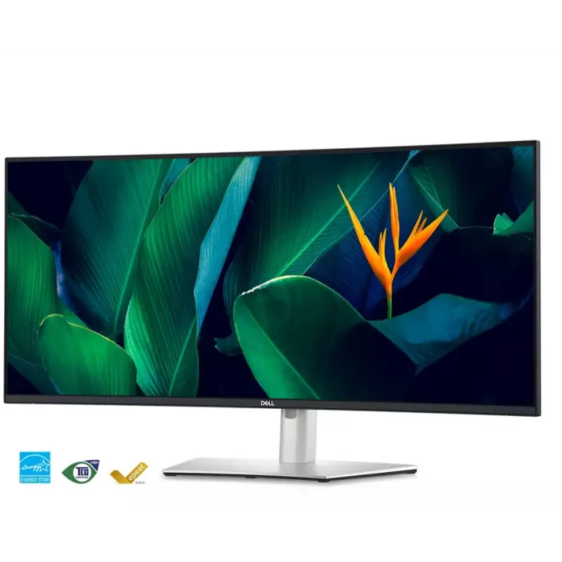 DELL UltraSharp U3824DW arvutimonitor 95,2 cm (37,5 tolli) 3840 x 1600 pikslit Wide Quad HD+ LCD must, hõbedane