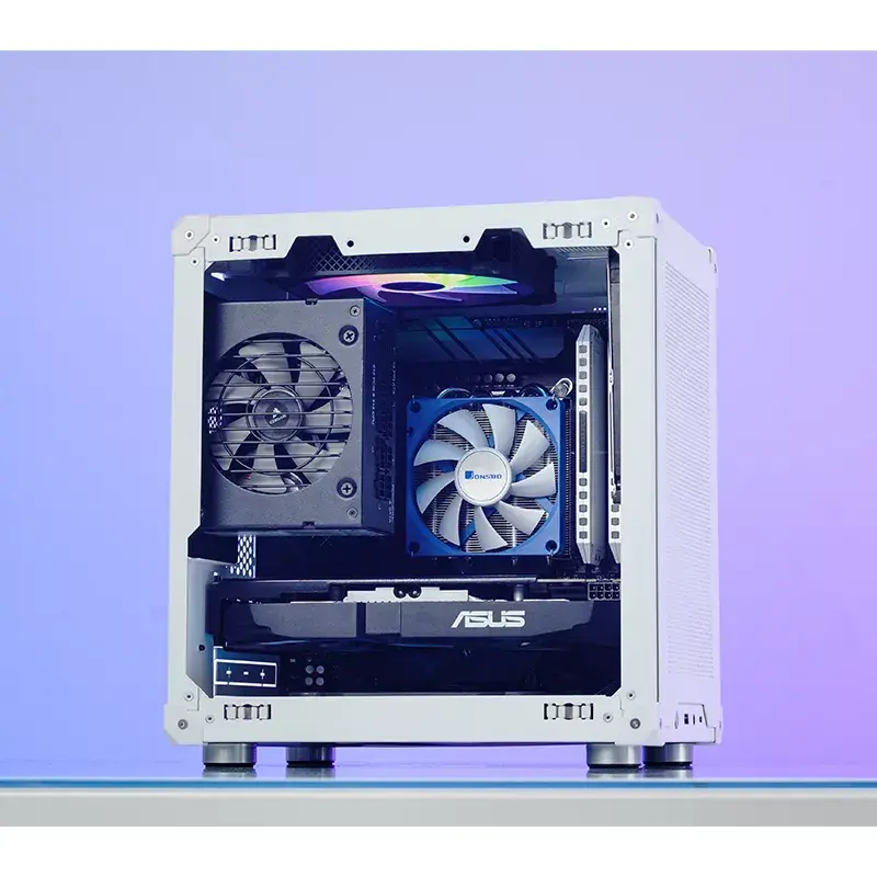 Arvuti korpus Jonsbo C6 Must ITX, micro ATX