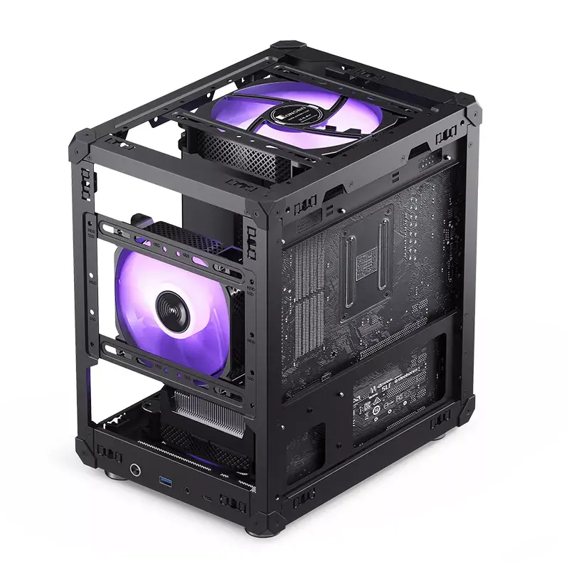 Arvuti korpus Jonsbo C6 Must ITX, micro ATX