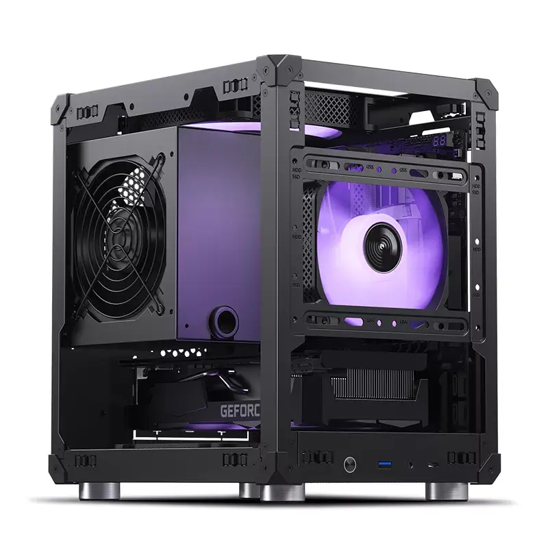 Arvuti korpus Jonsbo C6 Must ITX, micro ATX