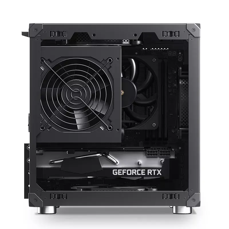 Arvuti korpus Jonsbo C6 Must ITX, micro ATX