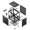 Arvuti korpus Jonsbo C6 Must ITX, micro ATX