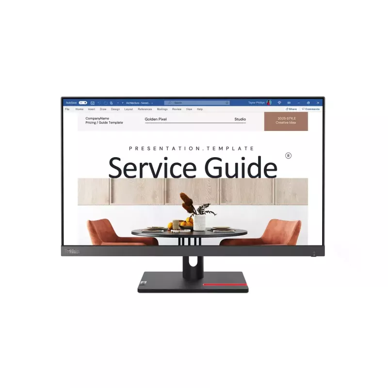 Lenovo ThinkVision S24i-30 arvutimonitor 60,5 cm (23,8 tolli) 1920 x 1080 pikslit Full HD LED must