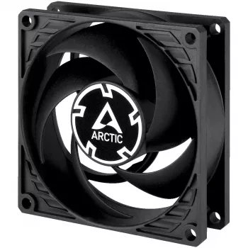 80 mm ventilaator Arctic P8 Max High-Performance PWM, 80 mm läbimõõt, must, 67,96 m³/h õhuvool, 0,6 sone