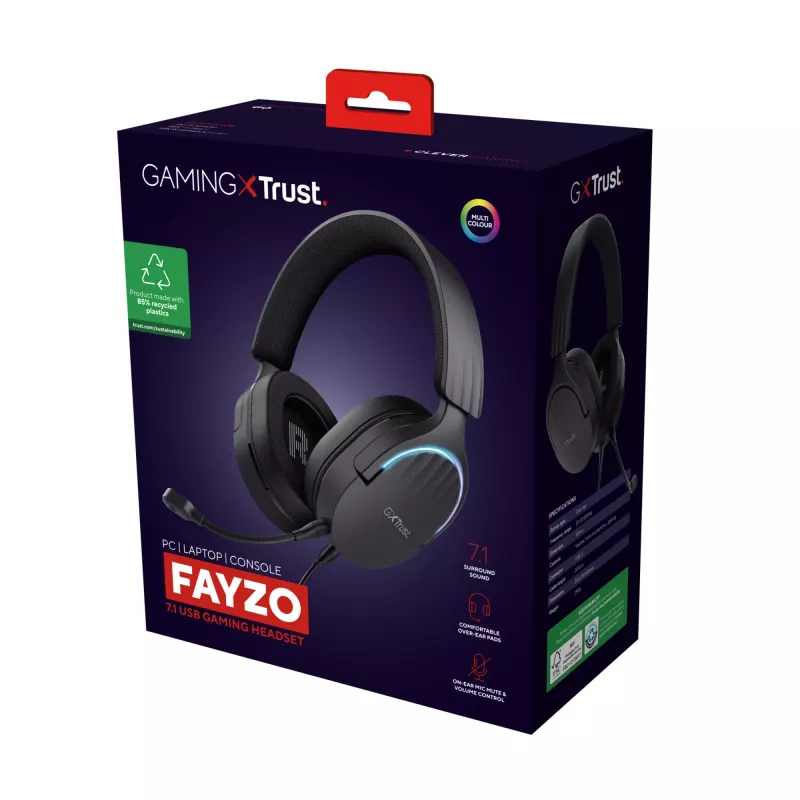 Trust GXT 490 FAYZO üle-kõrva 7.1 USB-mängupeakomplekt